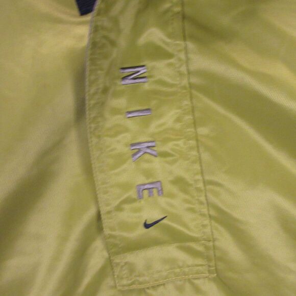 Vintage 90s Nike Mens Anorak Windbreaker Jacket size L White Label‎ Pullover Y2K - Picture 2 of 13